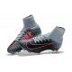 Nike Hommes Chaussure Nouveaux Mercurial Superfly 5 FG - Gris Orange