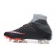 Nike Hypervenom Phantom III DF Flyknit FG - Gris Noir