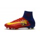 Nike Mercurial Superfly V DF FG Crampons de Football - Barcelona Rouge