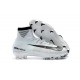 Nike Mercurial Superfly V DF CR7 FG Ronaldo Crampons de Football - Blanc Noir