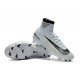 Nike Mercurial Superfly V DF CR7 FG Ronaldo Crampons de Football - Blanc Noir