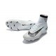 Nike Mercurial Superfly V DF CR7 FG Ronaldo Crampons de Football - Blanc Noir