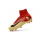 Nike Mercurial Superfly V DF FG Crampons de Football - Rouge Jaune