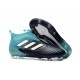 adidas Crampons Football Homme Ace17+ PureControl FG - Noir Bleu Blanc