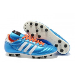 Adidas Copa Mundial FG - Chaussures de Foot à Crampons Moulés Bleu