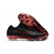 Crampon de Foot Nike Mercurial Vapor Flyknit Ultra FG Noir Rouge