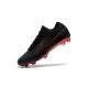 Crampon de Foot Nike Mercurial Vapor Flyknit Ultra FG Noir Rouge