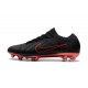 Crampon de Foot Nike Mercurial Vapor Flyknit Ultra FG Noir Rouge