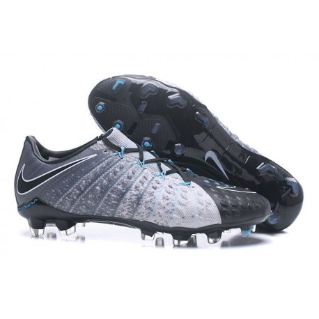 Chaussures Homme Nike Hypervenom Phantom 3 FG Gris Noir
