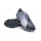 Chaussures Homme Nike Hypervenom Phantom 3 FG Gris Noir
