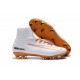 Nike Chaussure Nouveau Mercurial Superfly 5 FG - Blanc Orange
