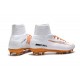 Nike Chaussure Nouveau Mercurial Superfly 5 FG - Blanc Orange