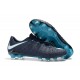 Chaussures Homme Nike Hypervenom Phantom 3 FG Cyan Blanc