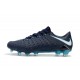 Chaussures Homme Nike Hypervenom Phantom 3 FG Cyan Blanc