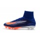Nike Chaussure Nouveau Mercurial Superfly 5 FG - Bleu Orange