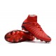 Chaussures Nike Hypervenom Phantom 3 DF FG - Rouge Noir