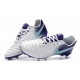 Nike Crampons de Football Tiempo Legend VII FG - Blanc Violet