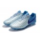Nike Crampons de Football Tiempo Legend VII FG - Argente Bleu