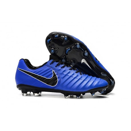 Chaussure Football Nike Tiempo Legend VII FG - Bleu Noir