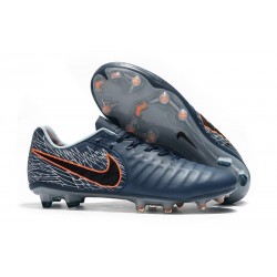 Chaussure Football Nike Tiempo Legend VII FG - Cyan Noir