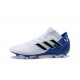 adidas Nemeziz Messi 18.1 FG Chaussures - Blanc Bleu