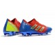 adidas Nemeziz Messi 18.1 FG Chaussures - Rouge Bleu Argent