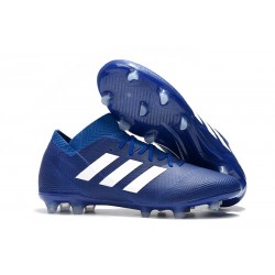 adidas Nemeziz Messi 18.1 FG Chaussures - Bleu Blanc