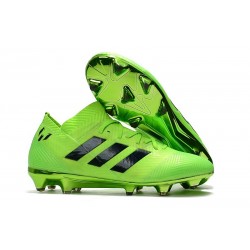 adidas Nemeziz Messi 18.1 FG Chaussures - Vert Noir