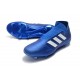adidas Crampons de Football Nemeziz 18+FG - Bleu Blanc