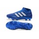 adidas Crampons de Football Nemeziz 18+FG - Bleu Blanc