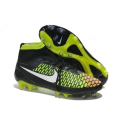 Nouvelle Chaussures de Football 2015 Nike Magista Obra Fg ACC Noir Blanc Hyper Punch