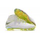Chaussures Nike Hypervenom Phantom 3 DF FG - Blanc Vert Noir