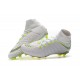 Chaussures Nike Hypervenom Phantom 3 DF FG - Blanc Vert Noir