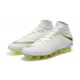 Chaussures Nike Hypervenom Phantom 3 DF FG - Blanc Vert Noir