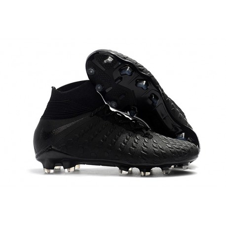 Chaussures Nike Hypervenom Phantom 3 DF FG - Noir Argent