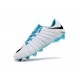 Nike Crampons Hypervenom Phantom III Elite FG Blanc Bleu