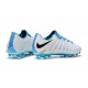 Nike Crampons Hypervenom Phantom III Elite FG Blanc Bleu