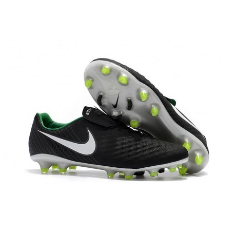 Nike Magista Opus 2 FG Chaussure Homme - Noir Blanc Vert