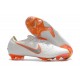 Chaussures de Football Nike Mercurial Vapor XII FG - Blanc Orange