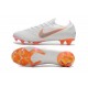 Chaussures de Football Nike Mercurial Vapor XII FG - Blanc Orange