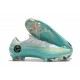 Chaussures de Football Nike Mercurial Vapor XII CR7 FG - Blanc Bleu