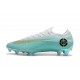Chaussures de Football Nike Mercurial Vapor XII CR7 FG - Blanc Bleu
