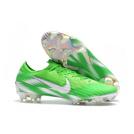 Chaussures de Football Nike Mercurial Vapor XII FG - Vert Argent