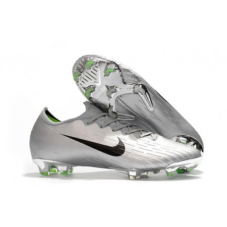 Chaussures de Football Nike Mercurial Vapor XII FG - Argent Noir