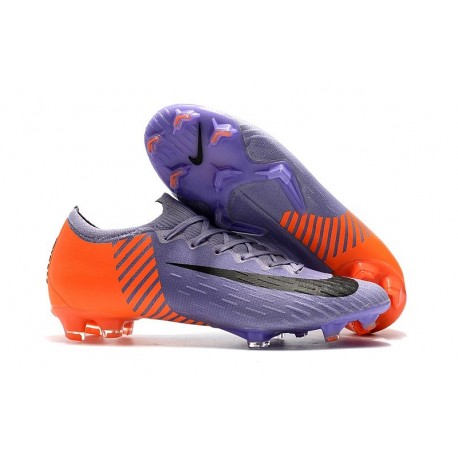Chaussures de Football Nike Mercurial Vapor XII FG - Violet Orange