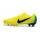 Nike Mercurial Vapor 12 Elite FG Crampons de Foot - Jaune Vert