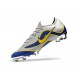 Nike Mercurial Vapor 12 Elite FG Crampons de Foot - Argent Bleu Jaune