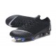 Nike Mercurial Vapor 12 Elite FG Crampons de Foot - Noir Blanc