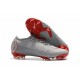 Nike Mercurial Vapor 12 Elite FG Crampons de Foot - Gris Rouge