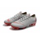 Nike Mercurial Vapor 12 Elite FG Crampons de Foot - Gris Rouge